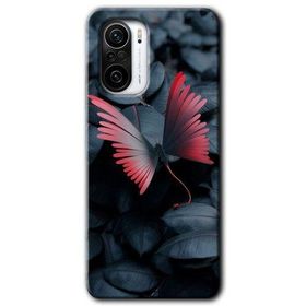 Poco F3 Dark Butterfly Baskılı Uyumlu Silikon Kılıf