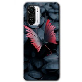Poco F3 Dark Butterfly Baskılı Uyumlu Silikon Kılıf