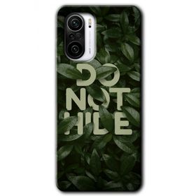 Poco F3 Do Not Hide Baskılı Uyumlu Silikon Kılıf