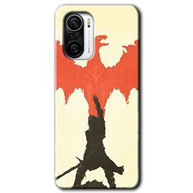 Poco F3 Dragon Hunter 1 Baskılı Uyumlu Silikon Kılıf
