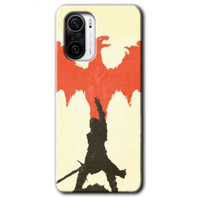 Poco F3 Dragon Hunter 1 Baskılı Uyumlu Silikon Kılıf