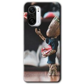 Poco F3 I am Groot Baskılı Uyumlu Silikon Kılıf