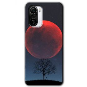 Poco F3 Kanlı Ay Baskılı Uyumlu Silikon Kılıf