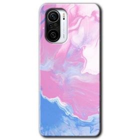 Poco F3 Liquid Lekeler Art Baskılı Uyumlu Silikon Kılıf