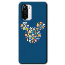 Poco F3 Mickey Baskılı Uyumlu Silikon Kılıf