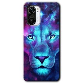 Poco F3 Neon Lion Baskılı Uyumlu Silikon Kılıf