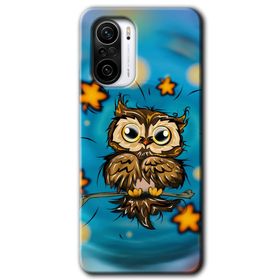 Poco F3 Owl Bird Stars Baskılı Uyumlu Silikon Kılıf