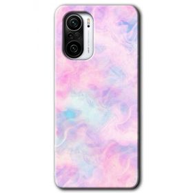 Poco F3 Pembe Duman Baskılı Uyumlu Silikon Kılıf
