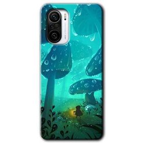 Poco F3 Silhoutte Dropss Baskılı Uyumlu Silikon Kılıf
