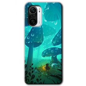 Poco F3 Silhoutte Dropss Baskılı Uyumlu Silikon Kılıf