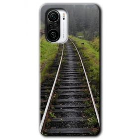 Poco F3 Tren Yolu Baskılı Uyumlu Silikon Kılıf