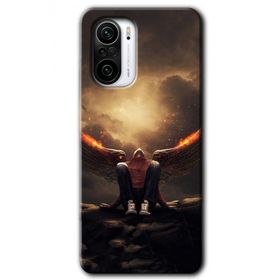 Poco F3 Wings of Power Baskılı Uyumlu Silikon Kılıf