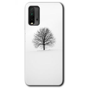 Poco M3 Alone Tree Baskılı Uyumlu Silikon Kılıf