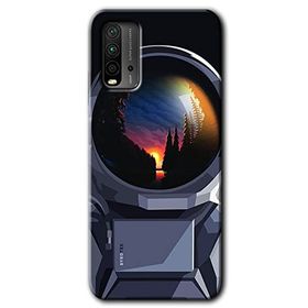 Poco M3 Astronot Baskılı Uyumlu Silikon Kılıf