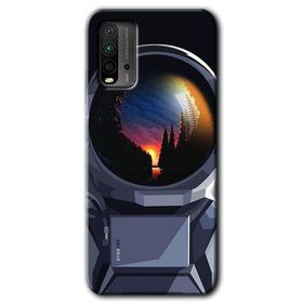 Poco M3 Astronot Baskılı Uyumlu Silikon Kılıf