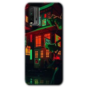 Poco M3 China Street Baskılı Uyumlu Silikon Kılıf