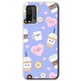 Poco M3 Coffee Cake Baskılı Uyumlu Silikon Kılıf
