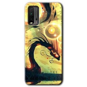 Poco M3 Digital Dragon Baskılı Uyumlu Silikon Kılıf