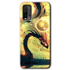 Poco M3 Digital Dragon Baskılı Uyumlu Silikon Kılıf