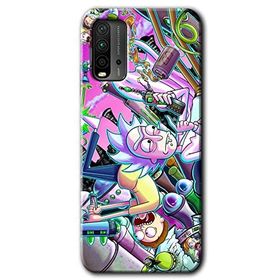 Poco M3 Graffiti Çizgi Film Baskılı Uyumlu Silikon Kılıf