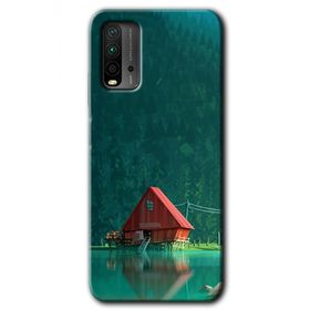 Poco M3 House In Woods Baskılı Uyumlu Silikon Kılıf