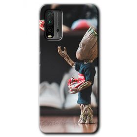 Poco M3 I am Groot Baskılı Uyumlu Silikon Kılıf