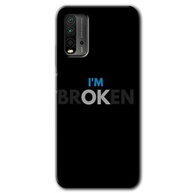 Poco M3 Im Broken Baskılı Uyumlu Silikon Kılıf