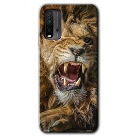 Poco M3 King Lion Baskılı Uyumlu Silikon Kılıf