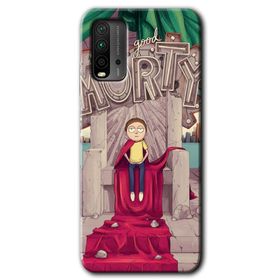 Poco M3 Morty Baskılı Uyumlu Silikon Kılıf