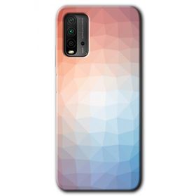 Poco M3 Polygon Graident 3 Baskılı Uyumlu Silikon Kılıf