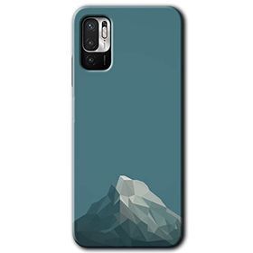 Poco M3 Pro Alone Mountain Baskılı Uyumlu Silikon Kılıf