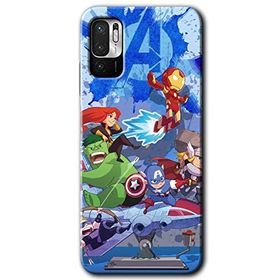 Poco M3 Pro Avengers Cartoon Baskılı Uyumlu Silikon Kılıf