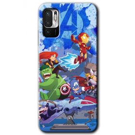 Poco M3 Pro Avengers Cartoon Baskılı Uyumlu Silikon Kılıf