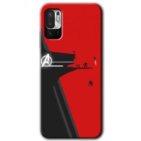 Poco M3 Pro Avengers Tower Baskılı Uyumlu Silikon Kılıf