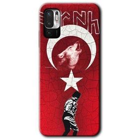 Poco M3 Pro Bozkurt Atam Baskılı Uyumlu Silikon Kılıf