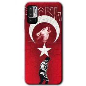 Poco M3 Pro Bozkurt Atam Baskılı Uyumlu Silikon Kılıf