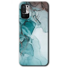 Poco M3 Pro Buzul Mermer Baskılı Uyumlu Silikon Kılıf
