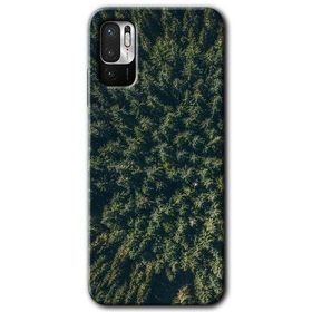 Poco M3 Pro Çam Ağacı Ormanı Baskılı Uyumlu Silikon Kılıf