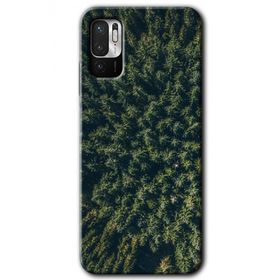 Poco M3 Pro Çam Ağacı Ormanı Baskılı Uyumlu Silikon Kılıf