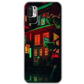 Poco M3 Pro China Street Baskılı Uyumlu Silikon Kılıf
