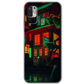 Poco M3 Pro China Street Baskılı Uyumlu Silikon Kılıf