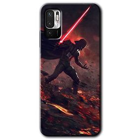 Poco M3 Pro Darh Vader Wars Baskılı Uyumlu Silikon Kılıf