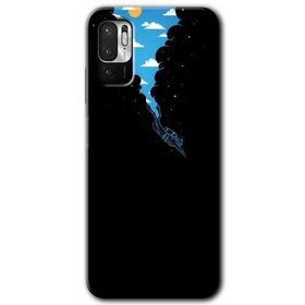 Poco M3 Pro Derinlere Yolculuk Baskılı Uyumlu Silikon Kılıf