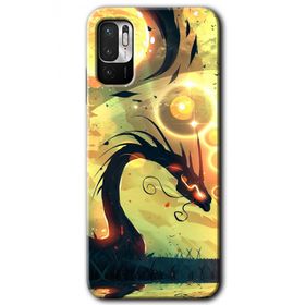 Poco M3 Pro Digital Dragon Baskılı Uyumlu Silikon Kılıf