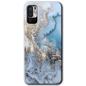 Poco M3 Pro Eski Mermer Baskılı Uyumlu Silikon Kılıf