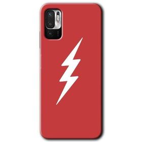 Poco M3 Pro Flash Logo Baskılı Uyumlu Silikon Kılıf