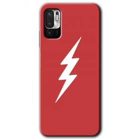 Poco M3 Pro Flash Logo Baskılı Uyumlu Silikon Kılıf