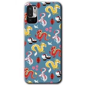 Poco M3 Pro Funky Dragon Baskılı Uyumlu Silikon Kılıf