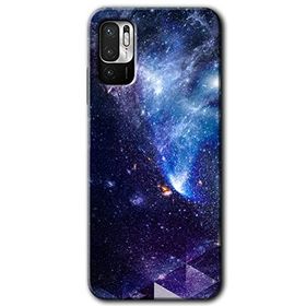 Poco M3 Pro Galaksi Baskılı Uyumlu Silikon Kılıf