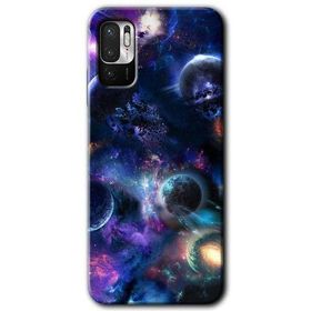 Poco M3 Pro Gezegen Karışımı Baskılı Uyumlu Silikon Kılıf
